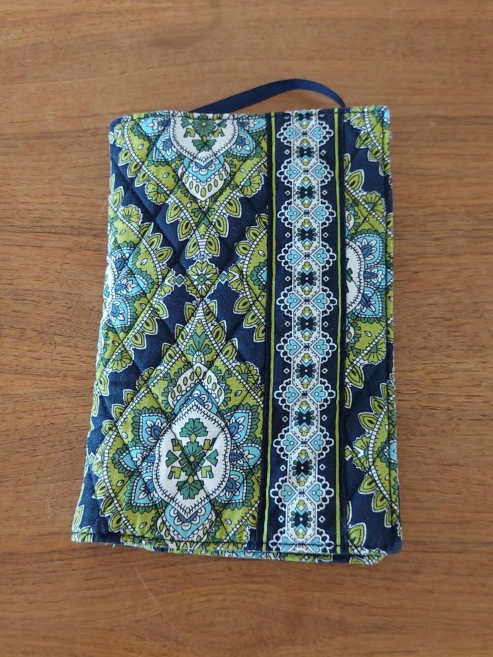 Vern Bradley cambridge book cover blue, green, and white geometric patterned #ge